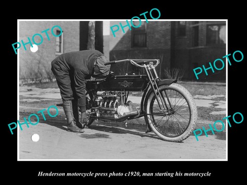 Henderson motorcycle press - motorcycle,