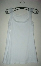 Flexees White Ribbed, Lace