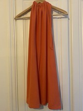 Coral Halter Neck Dress BNWOT