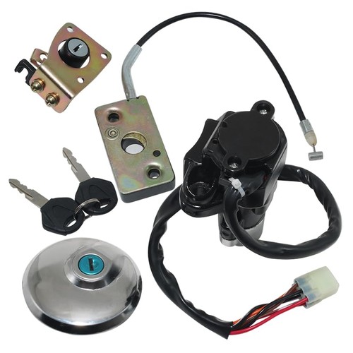Ignition key switch lock - key, set