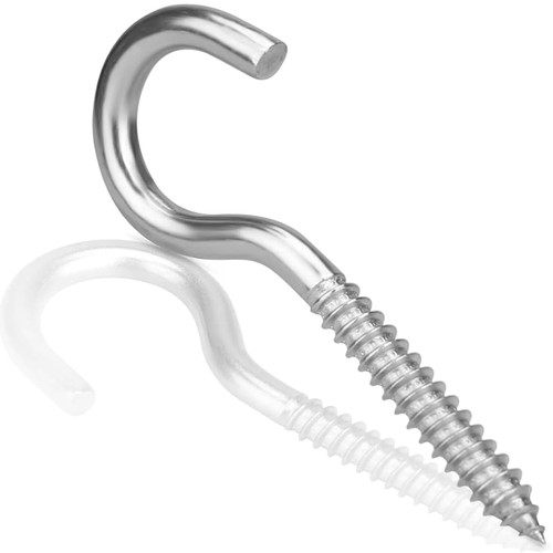 Heavy duty screw cup - screw-in, hooks
