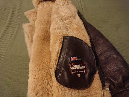 Leather sheepskin flying - leather,