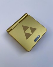Zelda Tri-Force Gold Nintendo GameBoy Advance SP IPS v2 x10 Level Screen Console