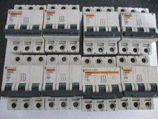 MERLIN GERIN MULTI 9 C60HC C6 C10 C16 C20 C32 C40 C50 C63 10KA TRIPLE POLE MCB'S