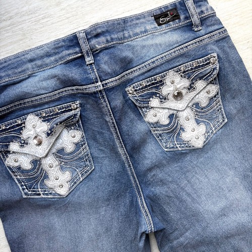Earl jeans cross embelished - earl,
