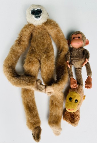 Vintage plush chimpanzee - plush,