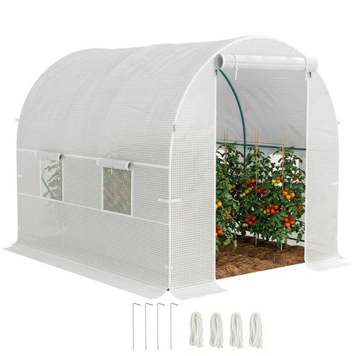 Outsunny polytunnel greenhouse - polytunnel,