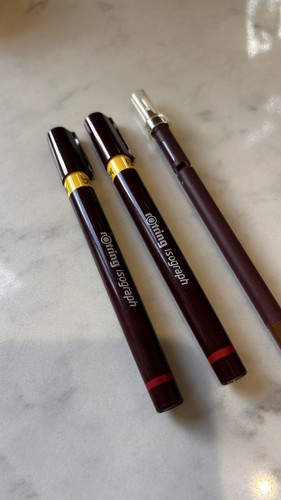 Rotring isograph set three - set, of