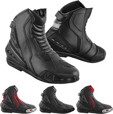 Mens Motorbike Leather Boots