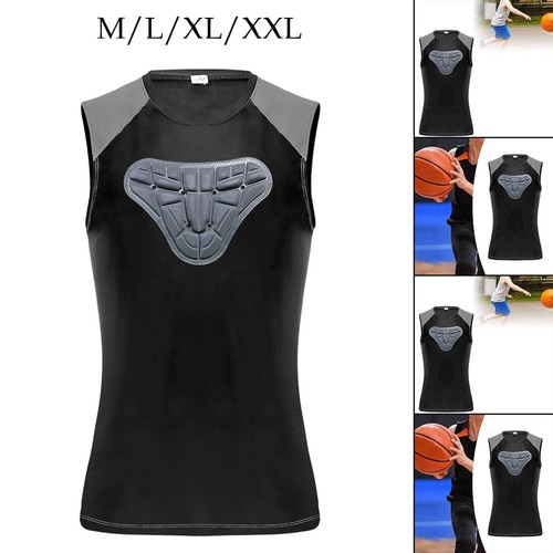 Men padded chest rib protector - padded,