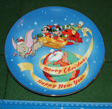 Disneyland/Walt Disney World Porcelain Christmas Decorative Plate 1991
