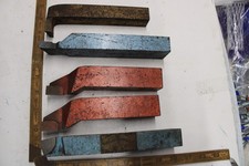 x5 Brazed Carbide lathe tools Large sizes Turning tools unused