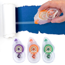 Glue Tape Roller 3Pcs 10Mx8Mm Double Sided Adhesive for Scrapbook & Crafting 
