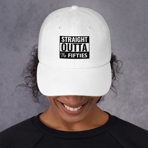 Custom dad hat - dad, “straight