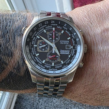Citizen eco drive red - red, arrows