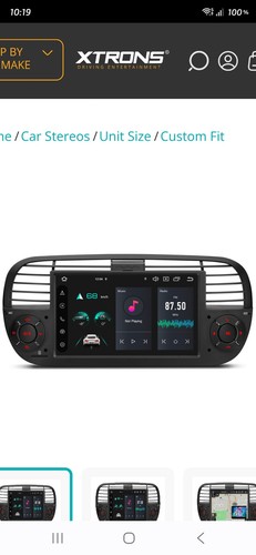 Xtrons for fiat 500 - fiat, 2007-2015