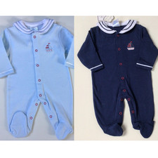 Baby boys sailor baby grow