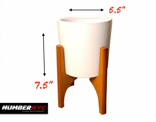 White ceramic pot - pot, planter