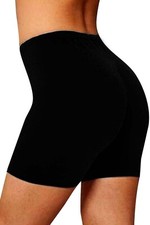 Girls Size 30in waist  school cycle shorts PE  Gym knickers sports shorts Black
