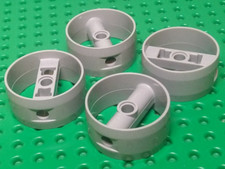 Lego Technic Cylinder Section 4x4x1&⅔ [41531] Bright Grey x4