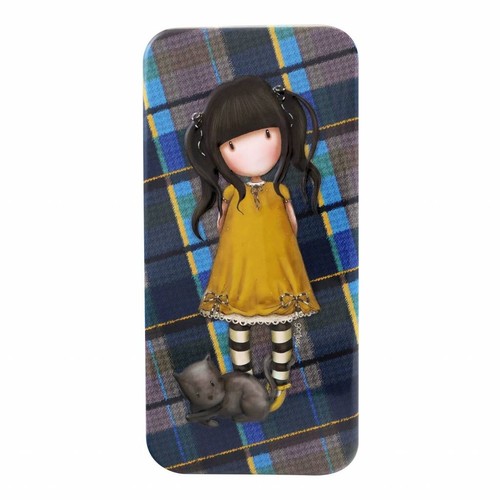 Gorjuss tartan pencil - pencil, tin