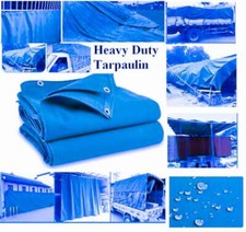 RoyalBlue CANVAS Extra Heavy Duty 550GSM Waterproof Tarpaulin Tarp Ground Sheet