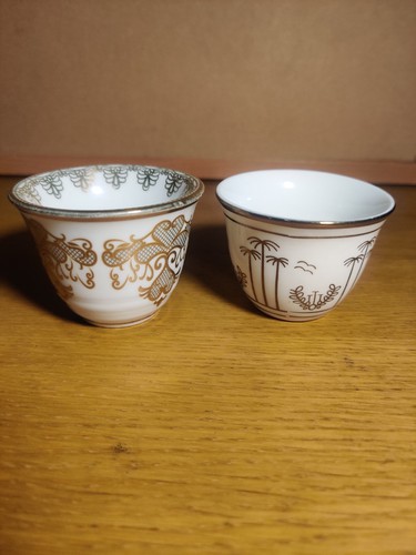 Porcelain arabic coffee cups - porcelain,