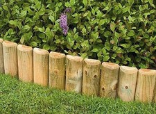 Natural Wooden Border Edging