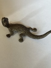 Cast Metal Lizard Or Salamander. 3” In Length. No Markings.