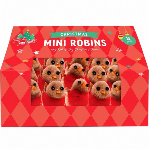 15x mini robin birds - 15x,