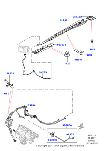 Land rover fuel pipe - land,