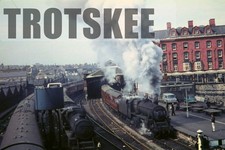 35mm Slide BR British Rail Steam Loco 45277 Class 5MT Holyhead 1966 Original