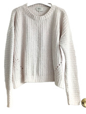 "PAPAYA" Ladies Beautiful Soft Cream Chenille Jumper - SIZE L