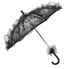 (Black)Wedding Bride Umbrella