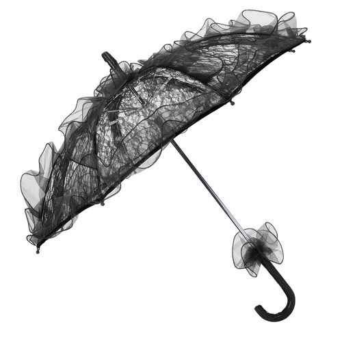 Wedding bride umbrella - (black)wedding,