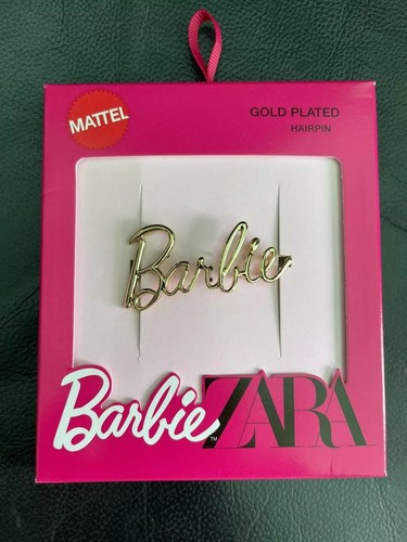 Zara new barbie mattel gold - zara,