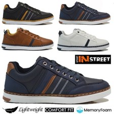 MENS MEMORY FOAM RUNNING TRAINERS CASUAL JOGGING GYM WALKING SPORTS SHOES SIZE