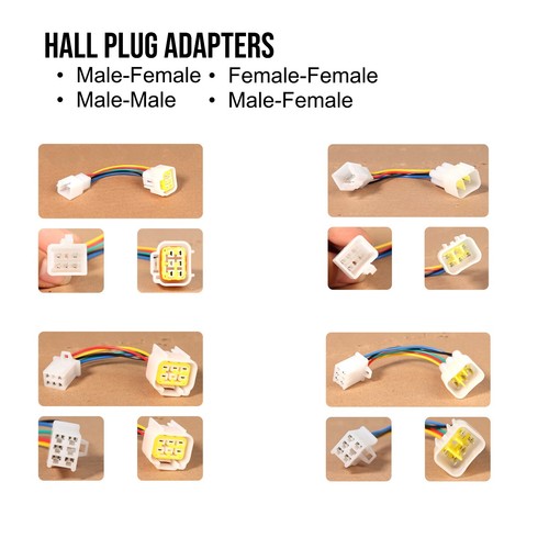 Ebike hall adapter connector - ebike,