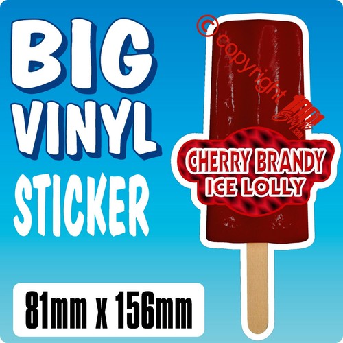 Cherry brandy ice lolly - brandy,