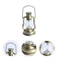  Vintage Lantern Kerosene Portable Old Fashioned Flame Night Light Lamp