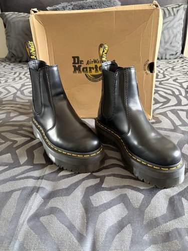 Martens quad boots - dr, smooth