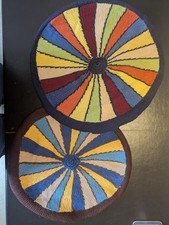 2 X VINTAGE RETRO HANDMADE