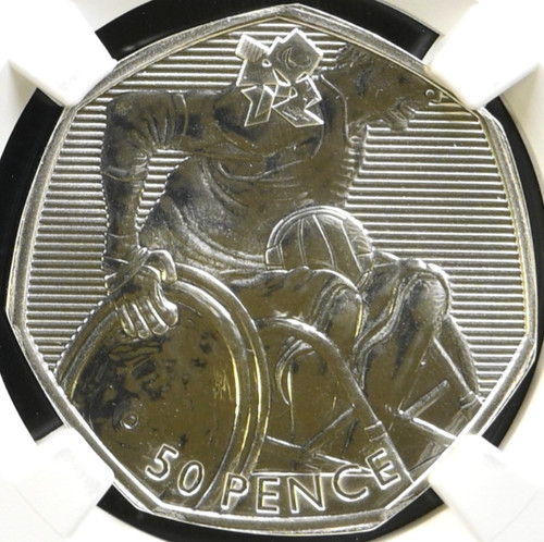 50p silver coin fifty - fifty, pence