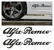 2x 30 cm sticker for Alfa Romeo sticker decal tuning MiTo Giulia Stelvio 147