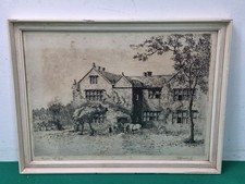 Framed Antique Keysham Old