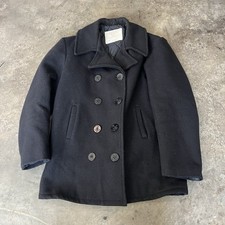 Vintage Us Navy Wool Pea Coat