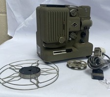 COMPLETE VINTAGE EUMIG P8 PROJECTOR + FULL REEL & SPARE REEL MOUNT,