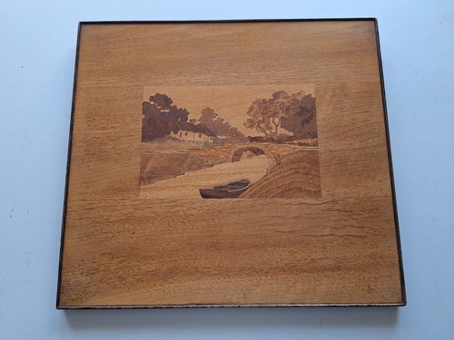 Marquetry art picture lerryn - marquetry,