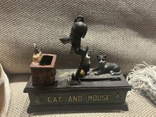 Vintage  Heavy Cast Iron Kitty