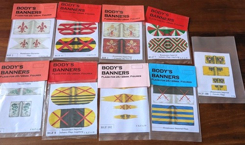 Packs wargaming flags - 9,